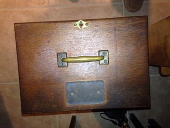 Antique cabinet drawers
