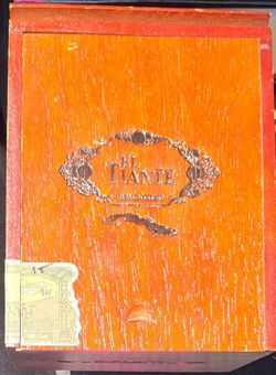 Empty Cigar BOX Wood 5x5x6.5" Slide Lid Wooden