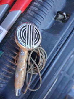 Antique microphone