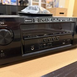 Denon 4K 5.1 channel AV receiver (like new)