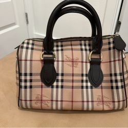 Authentic Burberry Bowling Bag