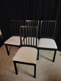 Four Ikea Ekedalen Dining Chairs