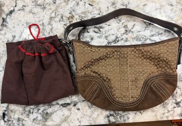 Brown Coach bag