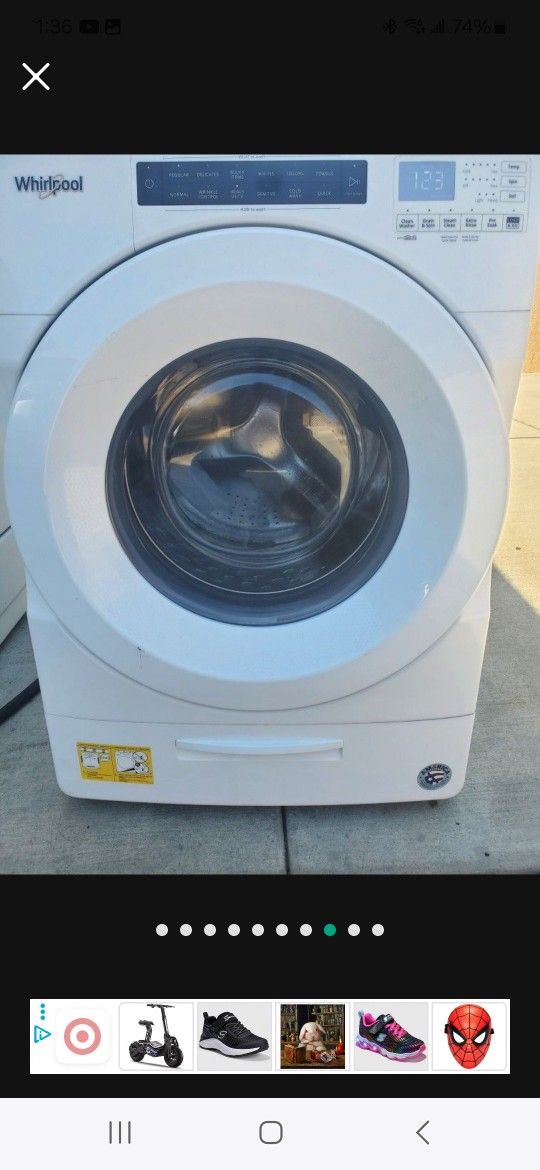 Whirlpool Front Load Washer..  