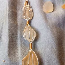 Mermaid Tears Sea Glass Pendant