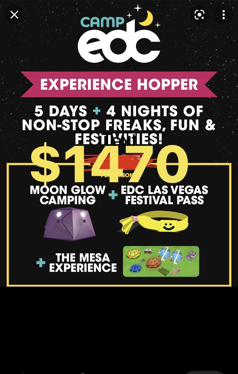 EDC CAMPING MOON GLOW SHIFTPOD