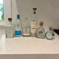 Empty Tequila Bottles 