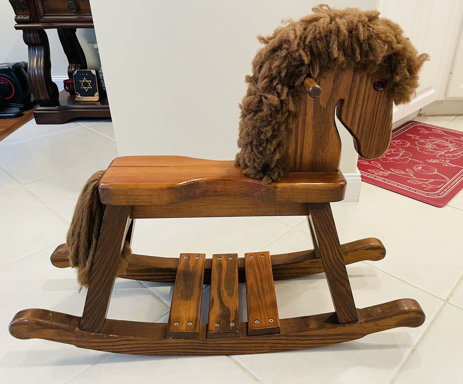 Beautiful Full Size Children’s Rocking Horse