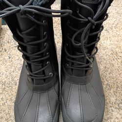 MEN'S UGG WATERPROOF BLACK INSULATED BOOTS SIZE 15 BRAND NEW 
