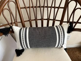 New Black & White Accent Pillow