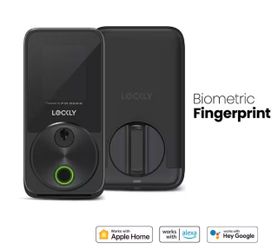Secure Pro Zeno Series Matte Black Deadbolt WiFi Smart Lock, Apple Home Key, Fingerprint, Keypad, Siri/Alexa/Google
