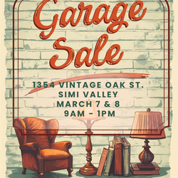 Garage sale in Simi Valley