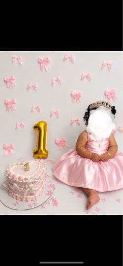 Homemade pink stain dress
