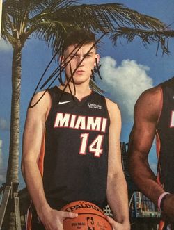 Tyler Herro Signed Magazine Miami Heat Rookie