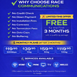 WiFi deals we work thru race communication