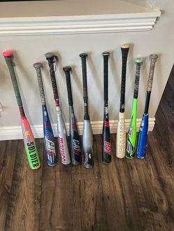 Baseball Bats - Prices listed in description