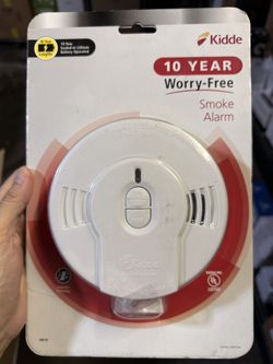 10 Year Worry-Free Battery Powered Smoke Detector with Ionization Sensor