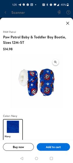 Paw Patrol Plush Booties