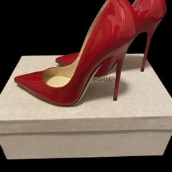 2025 Style Trend =Red Color= Selling these Gorgeous Jimmy Choo Anouk 120mm Red Heels