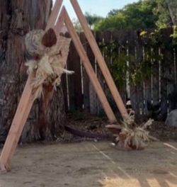 Wooden A-Frame Arch