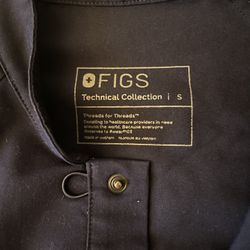Figs Mens Navy Scrub Top Size Small