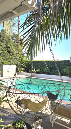 Vintage Decorative Metal Hanging Planter Basket 