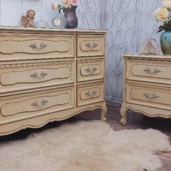 Henry Link French Dresser, Hutch And Nightstand, Delivery Available 