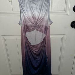 Ombre Purple Dress