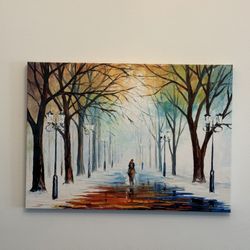 Leonid Afremov Painting with auth Certificate