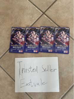 $10 each - One Piece OP-14 The Azure Sea’s Seven Sleeved Booster Pack Sealed op14