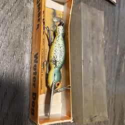 Vintage Fishing Lure Water Dog 1670