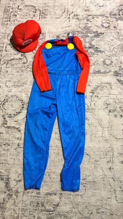 Super Mario costume size 8 Medium