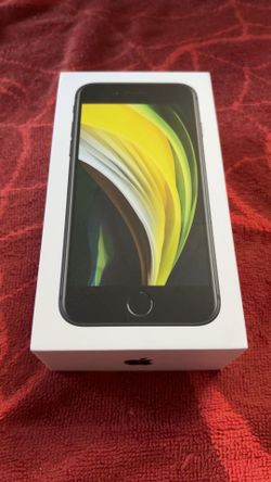 iPhone 2022 SE, Black 64 GB box  