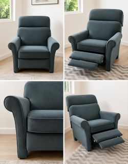 Comfortable Blue Recliner Chair - Great condition