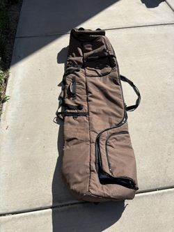 Ski Bag 360° Fully Padded Ski Bag with Wheels, 1200D Waterproof Fabric, 10mm Pearl Cotton Padded, Fits Single Ski/Double Skis/2 Sets Skis, Roller Ski 