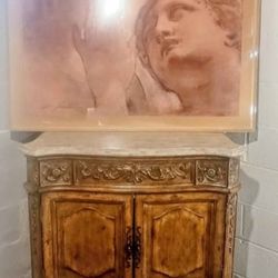 To Go Beyond Portrait By Richard Franklin And Carved Wood Chest