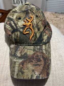 Browning Camouflage Hat Deer Logo Baseball Trucker Hunt Fish Woodland Camo Cap
