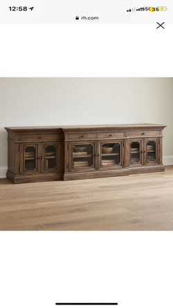 2020 Restoration Hardware Media Console – Like New Condition – Rosenberg, TX