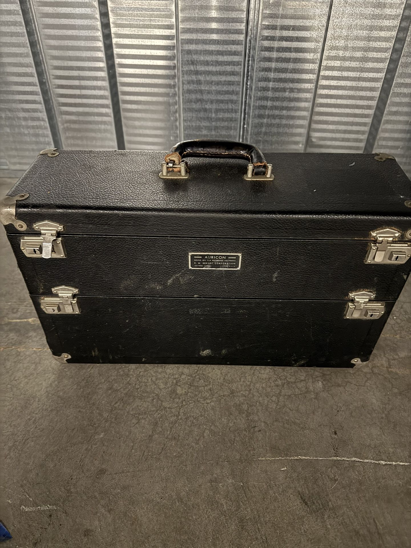 A complete Auricon NR 24 sound recorder, specifically the...