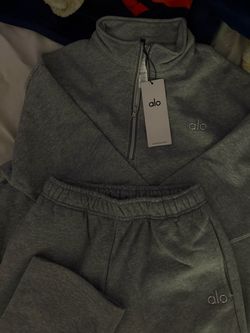 GREY ALO SET SIZE SMALL