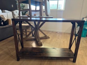 Brown washed  entry table