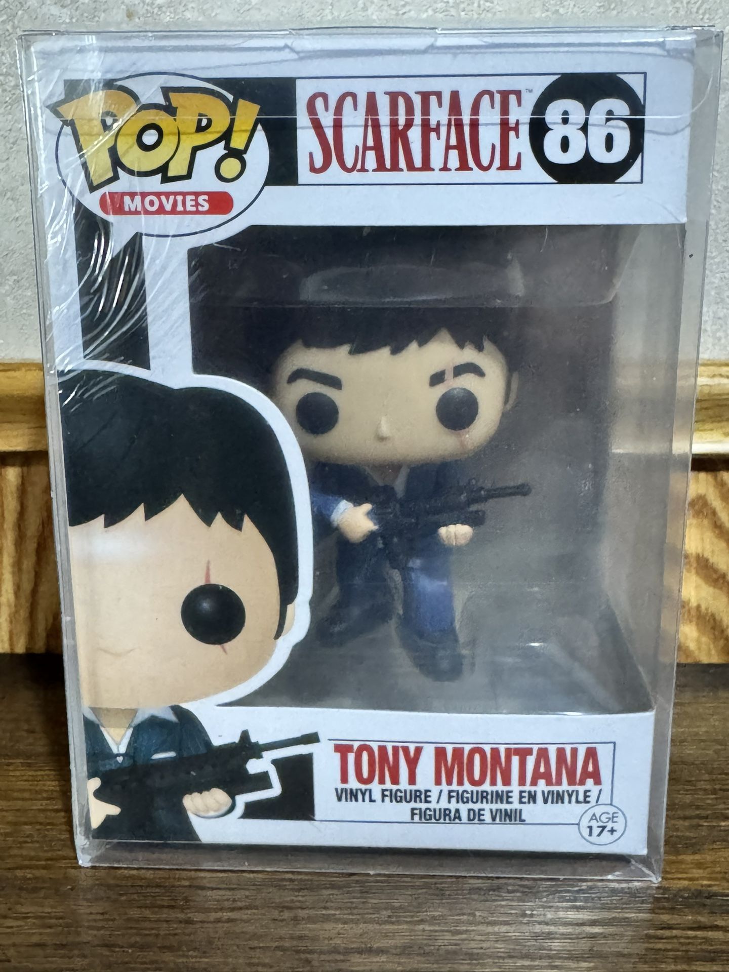 Funko Tony Montana Pop Vaulted #86 Scarface W/ Protector - New Unopened Great
