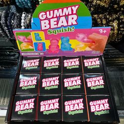 Gummy Bear Squish! 12-Piece Display Set