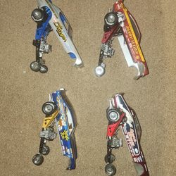 Johnny Lightning Set Of Four 1/24 NHRA Funny Car