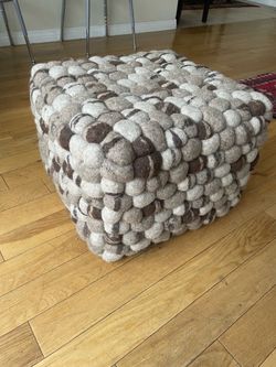 Felt Pebble Footstool / Ottoman