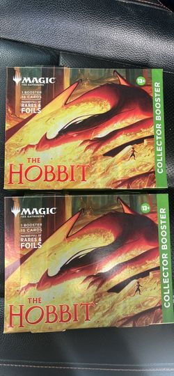 Magic The Gathering The Hobbit Collector Booster Pack x2