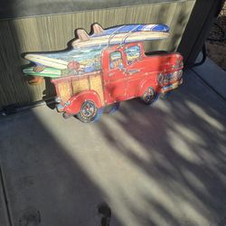 Wall Art By Ryan S. Gourley Truck With Surfboards
