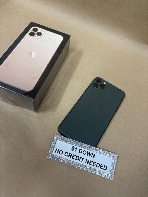 Apple IPhone 11 Pro Max - Only $1 Today Pay The Rest Later!