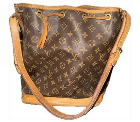 Louis Vuitton Noé Bucket Bag Medium Brown Canvas/Leather