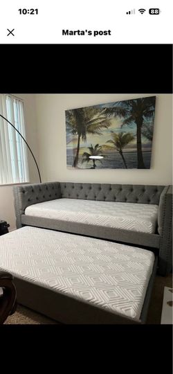 Twin side daybed